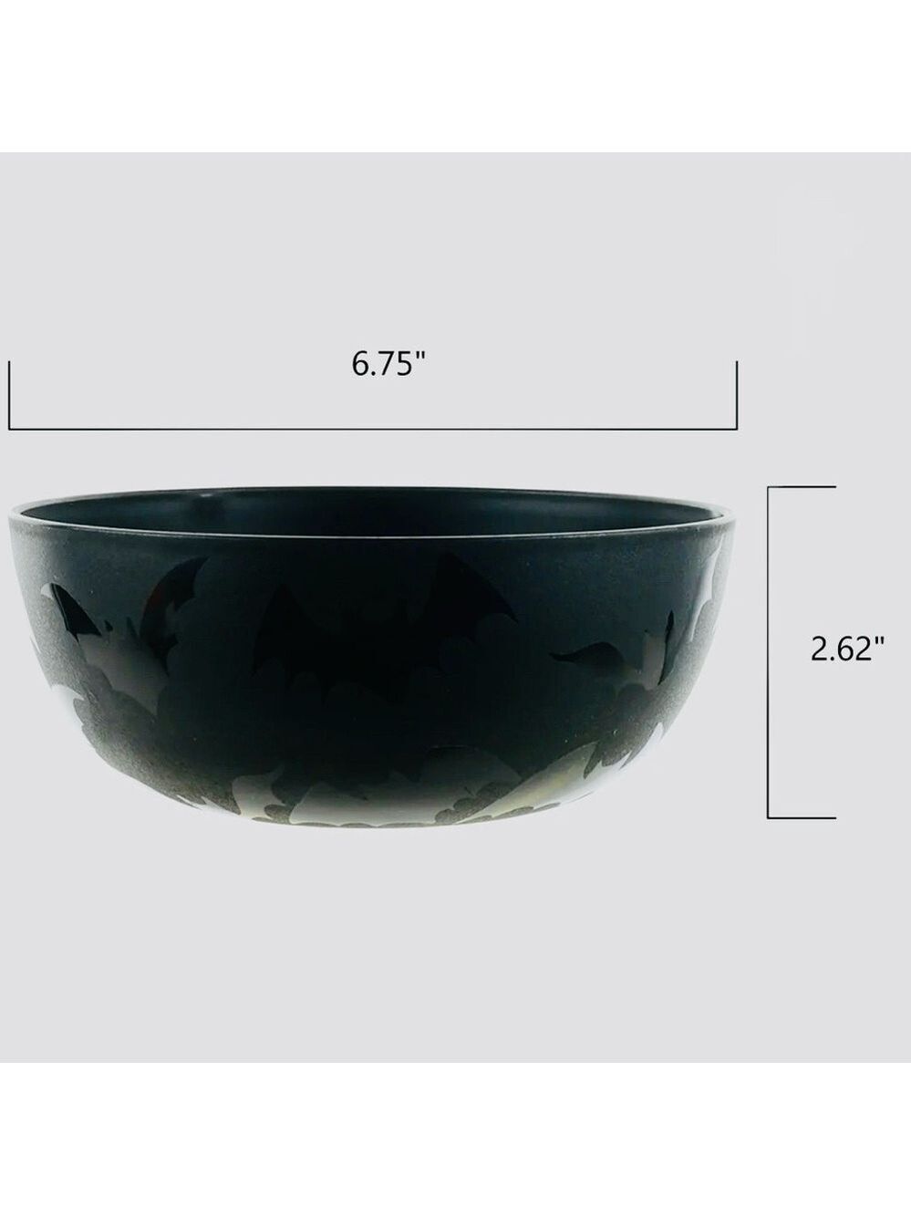 Mainstays Black Bat Dinnerware 3 Piece Set - Picture 13 of 16